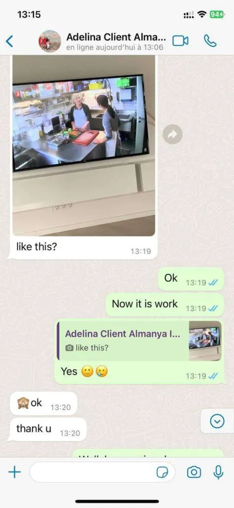 WhatsApp customer chat feedback screenshot 4 for xcodes iptv